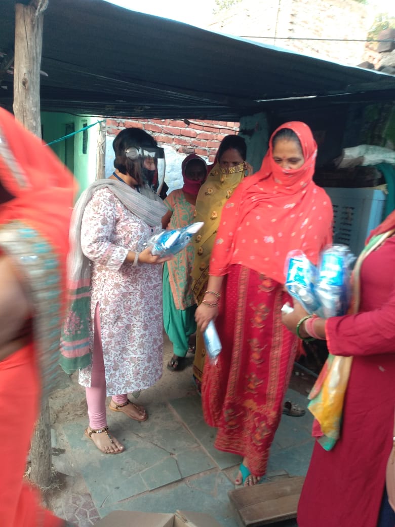 Sanitary Pads Distribution